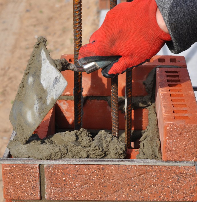 Team at work on local project