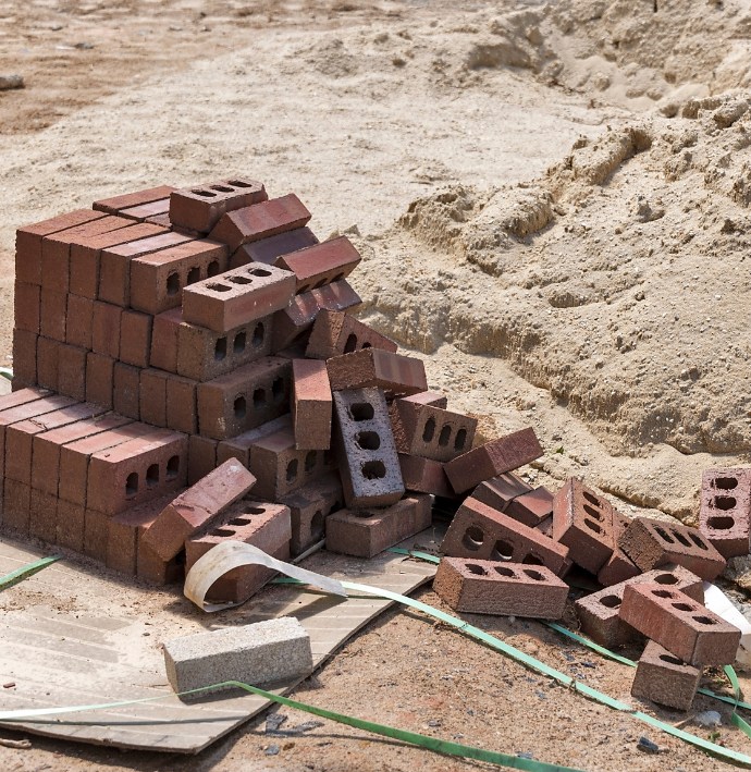 Team at work on local project